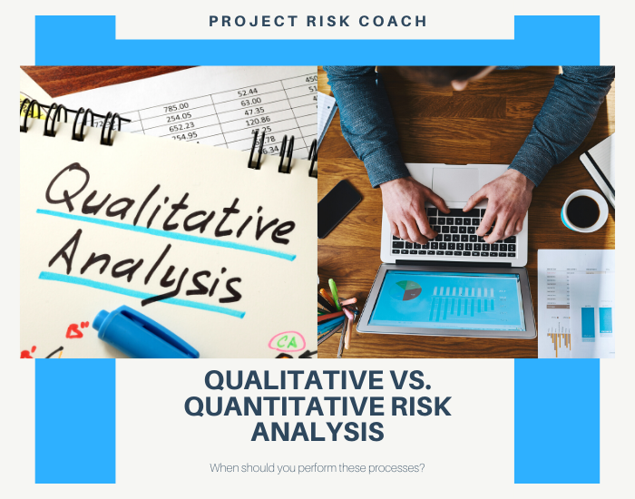 picture of qualitative and quantitative risk analysis